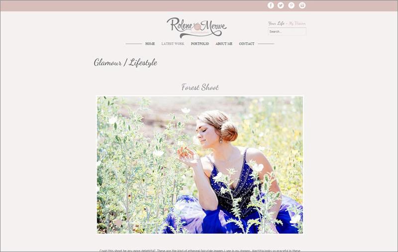 south african photography web design