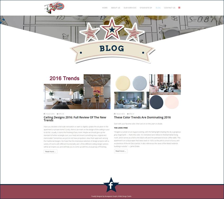 americana blog page