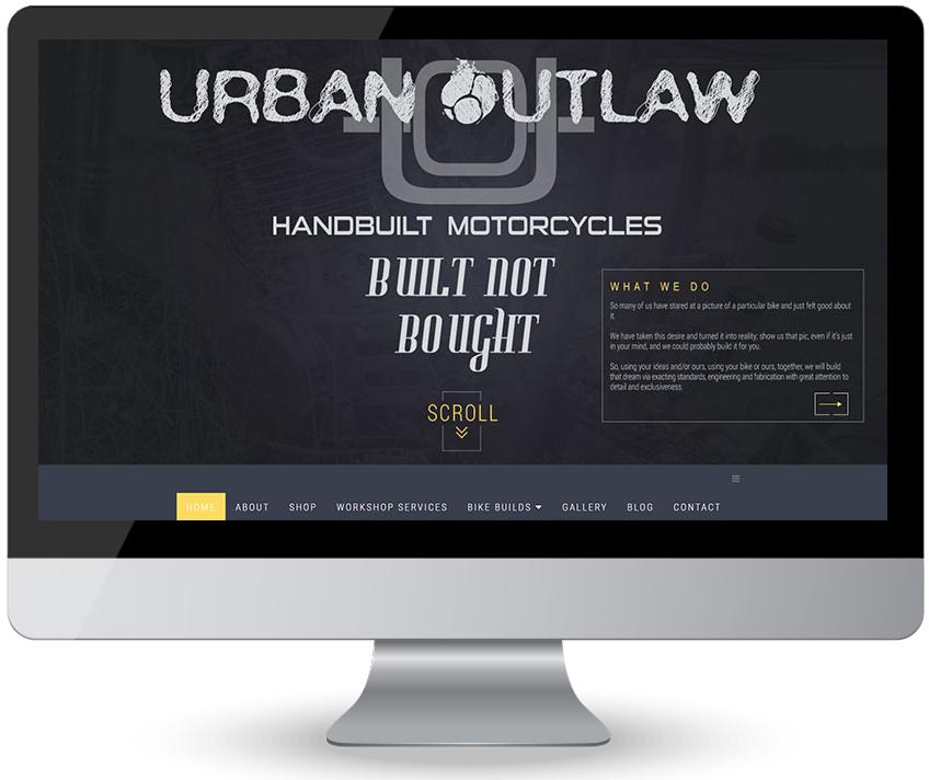 screen web design urban outlaw