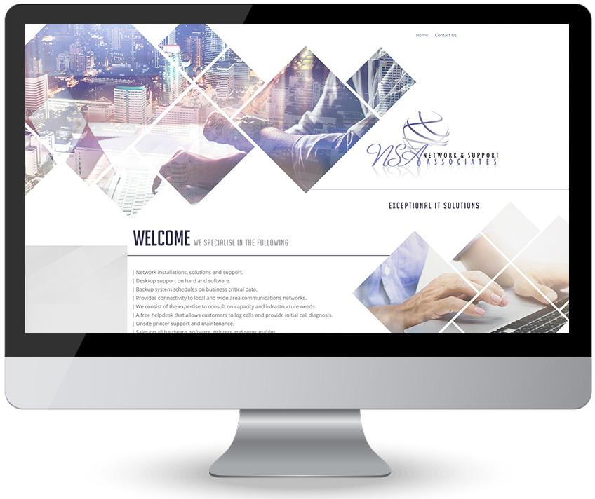 NSA Network & Support Associates – Website Design